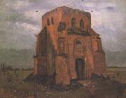 Vincent Van Gogh The Old Cemetery Tower at Nuenen (nn04) oil painting